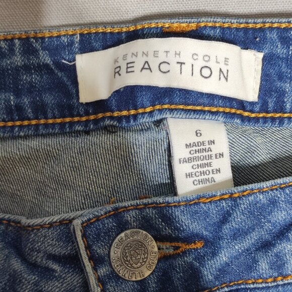 Kenneth Cole Reaction Jeans women's size 6 denim blue colour skinny mid-rise - Picture 6 of 13